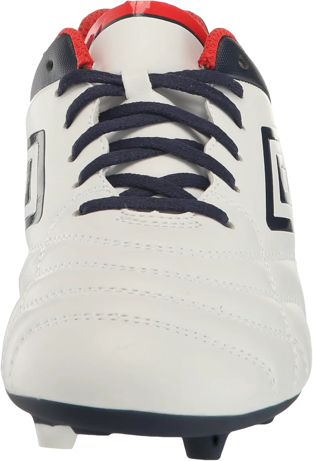 Мужские бутсы Umbro Classico XI FG, белый/темно-синий/красный — фото 4