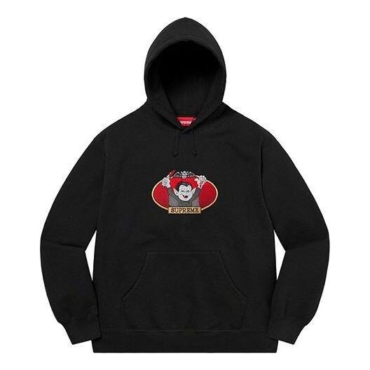 

Толстовка vampire boy hooded sweatshirt 'black red' Supreme, черный