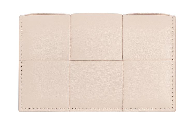 

Кошелёк из овчины с коровьей кожей женский светло-розовый Bottega Veneta