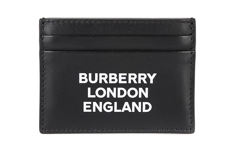 

Кожаный бумажник для карт мужской черный Burberry