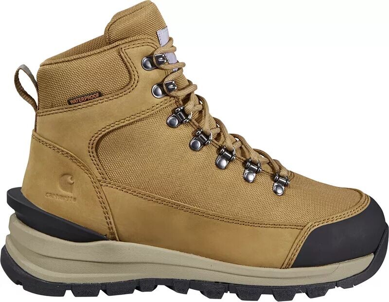 Женские водонепроницаемые рабочие ботинки Gilmore с мягким носком Carhartt 6 дюймов, коричневый