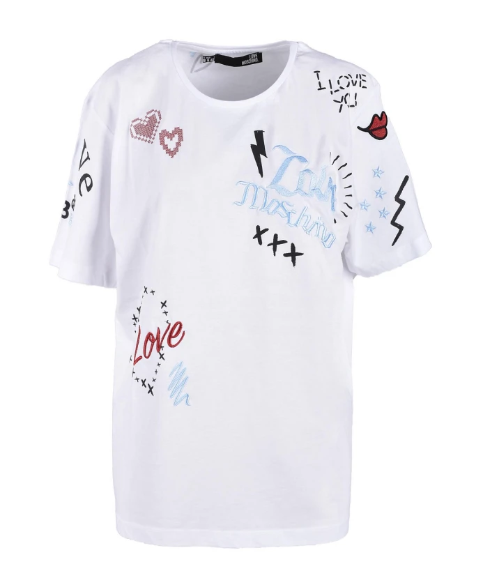 

Футболка из коллекции Love Moschino, белый