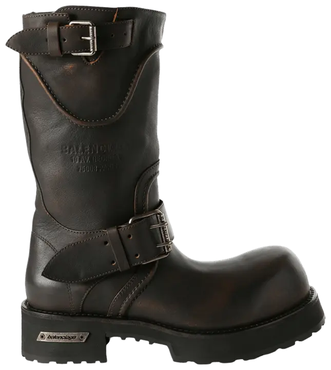 Ботильоны Balenciaga Venom Bootie, коричневый