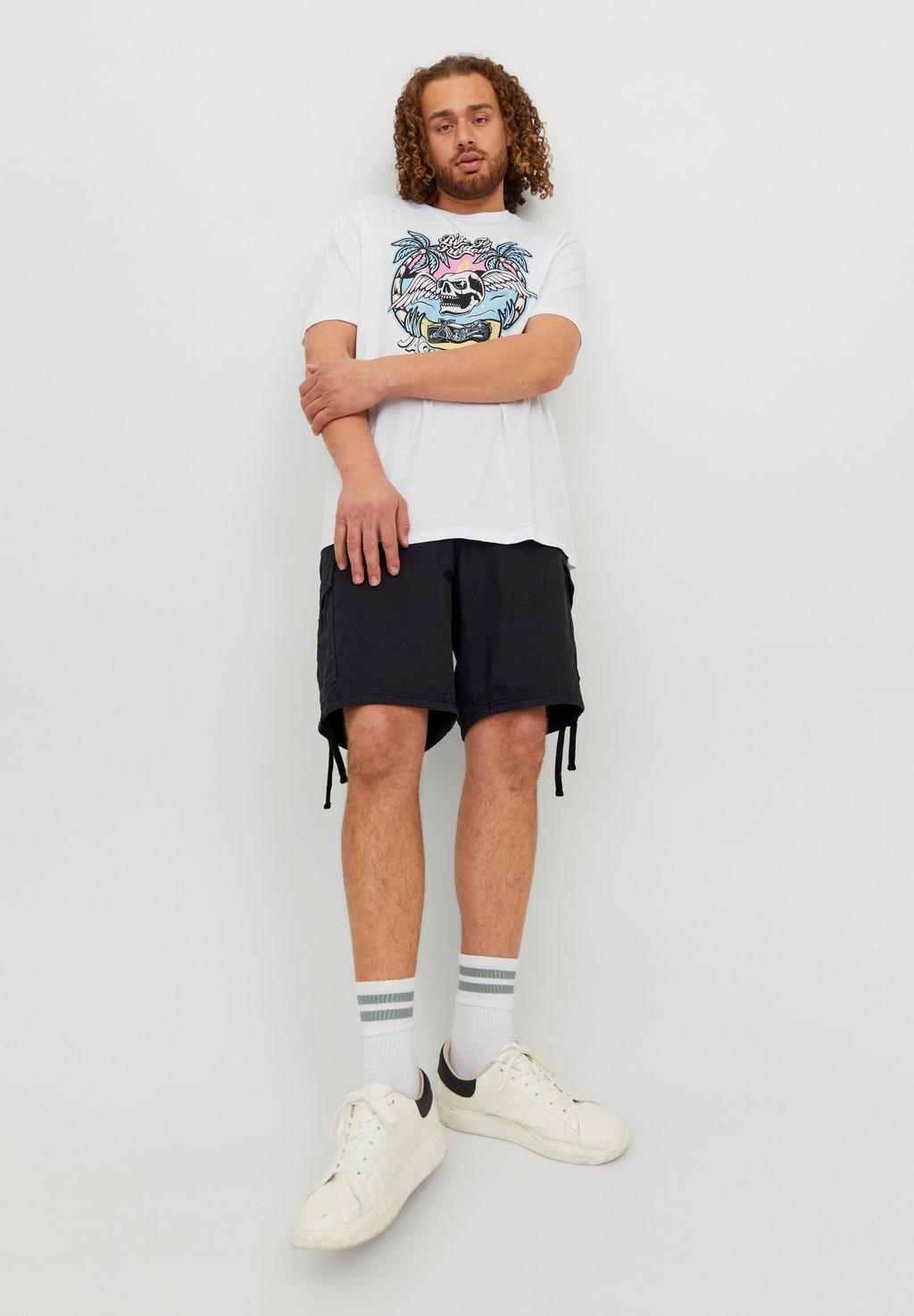 

Шорты JPSTMARLEY Jack & Jones, черный