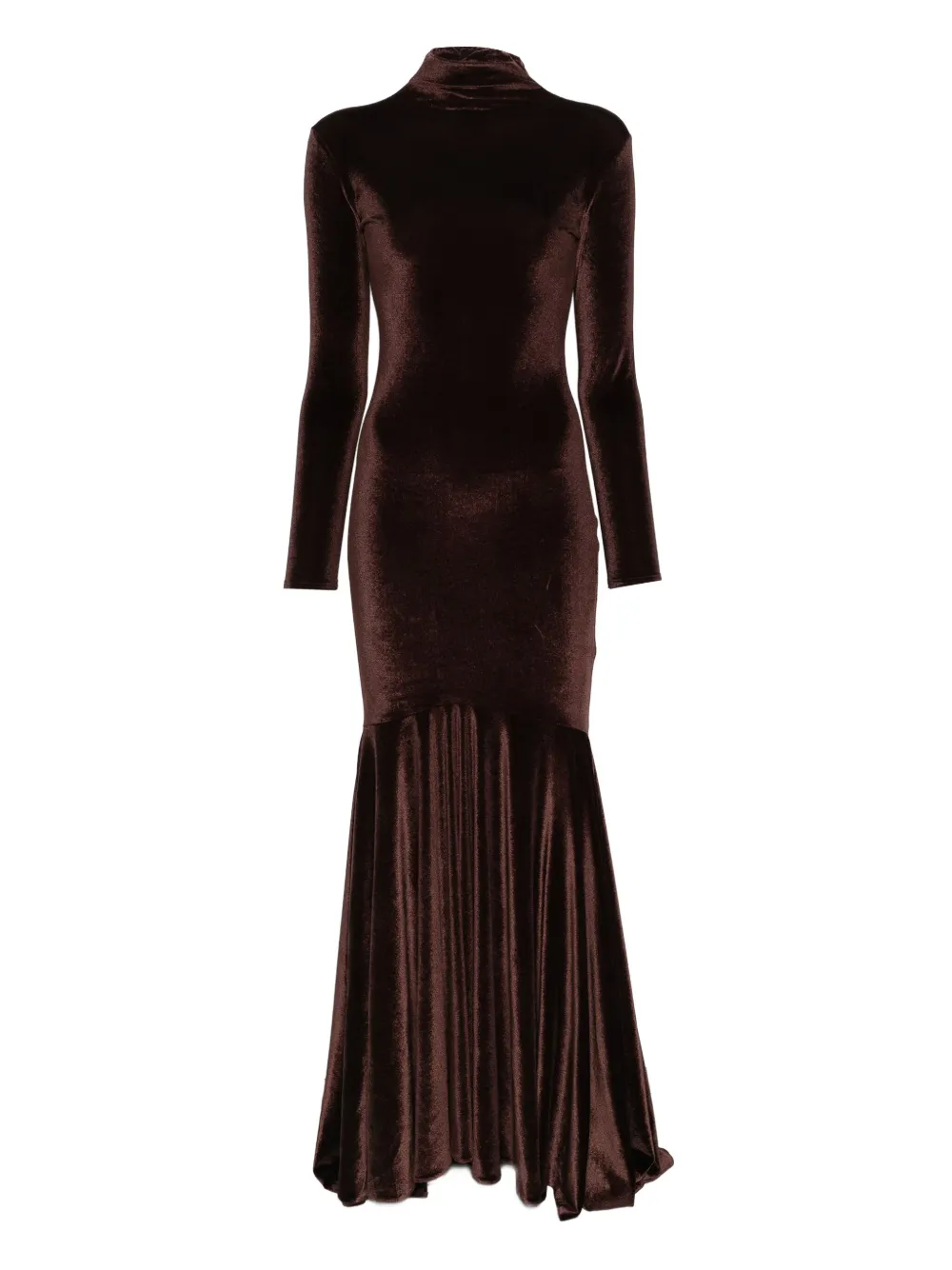 

Бархатное платье Atu Body Couture, коричневый