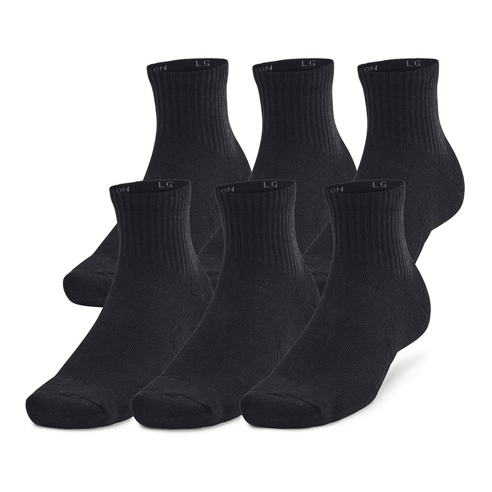 

Комплект хлопковых носков Under Armour Training, 6 пар, черный