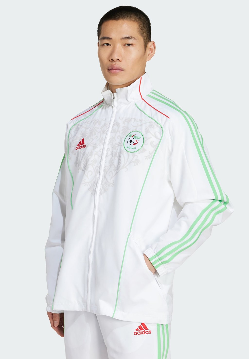 

Тренировочная куртка ALGERIA - National team wear Adidas Performance, белый