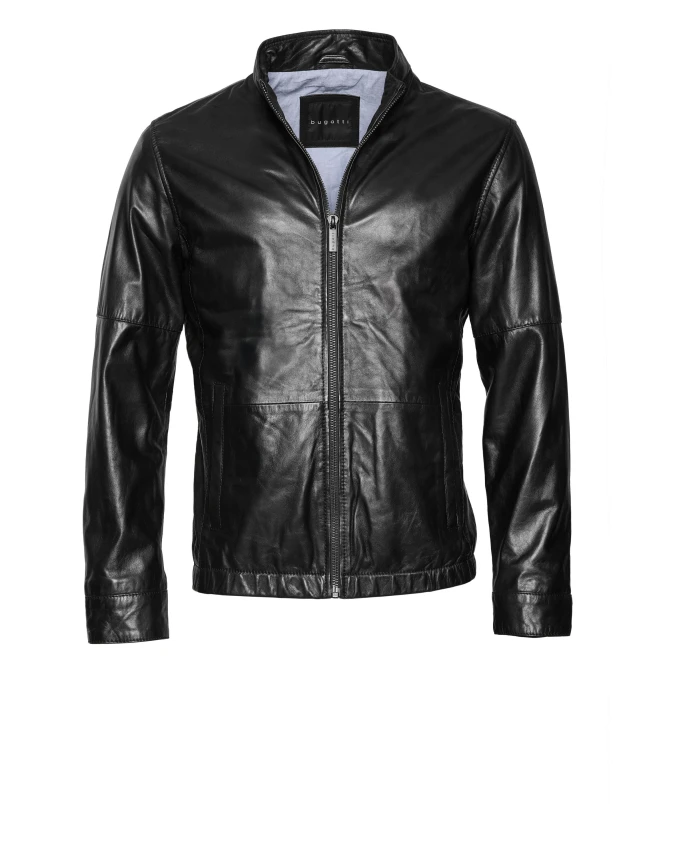 

Мужская кожаная куртка Buangelo Bugatti, черный
