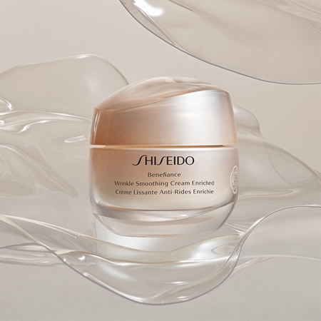 Крем для лица Shiseido — Дневной и ночной против морщин для сухой кожи Benefiance Wrinkle Smoothing Cream Enriched, 50 мл — фото 4