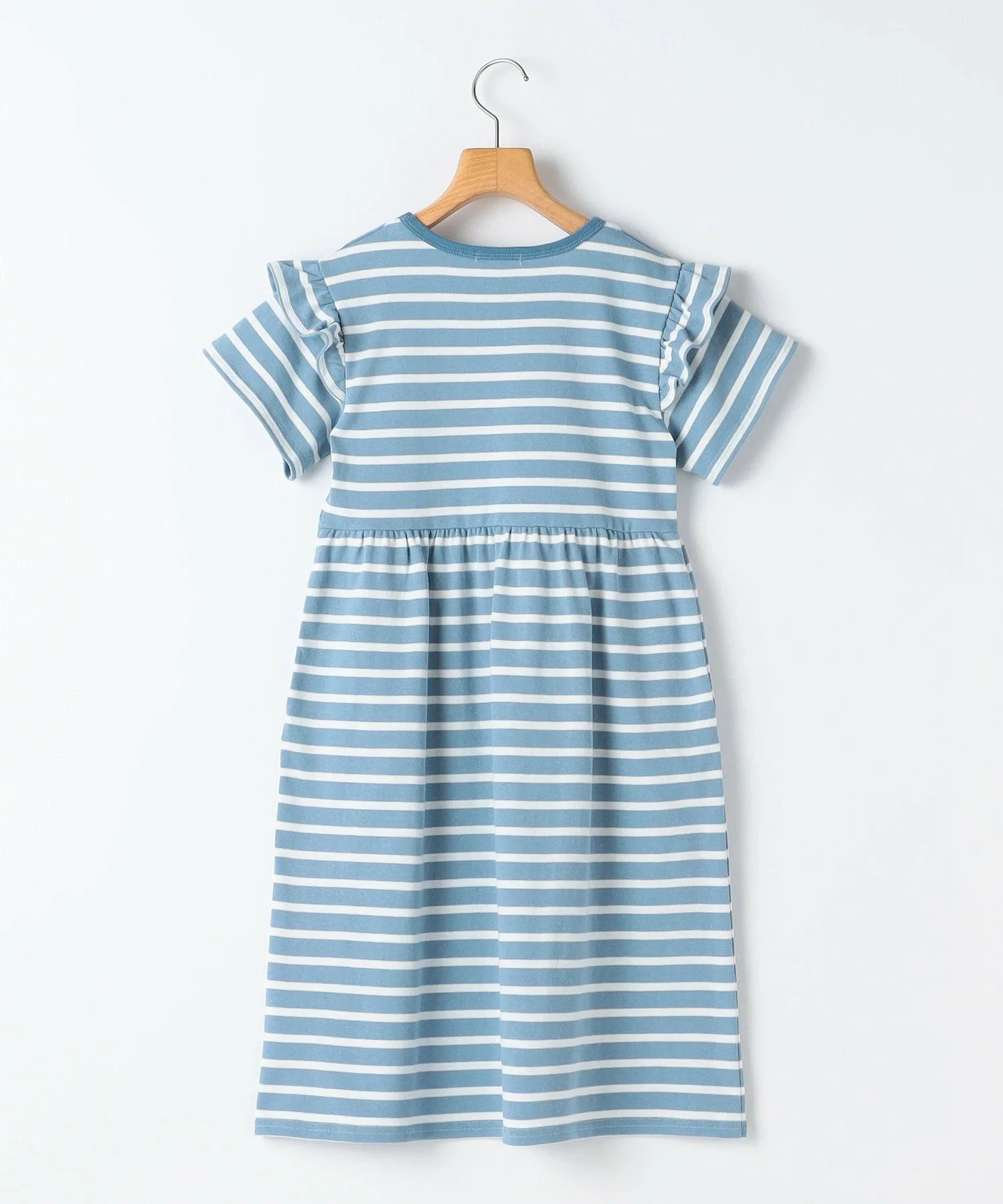 Детское платье SHIPS: 140–150 см / Платье с оборками по краю SHIPS KIDS, Light blue — фото 2