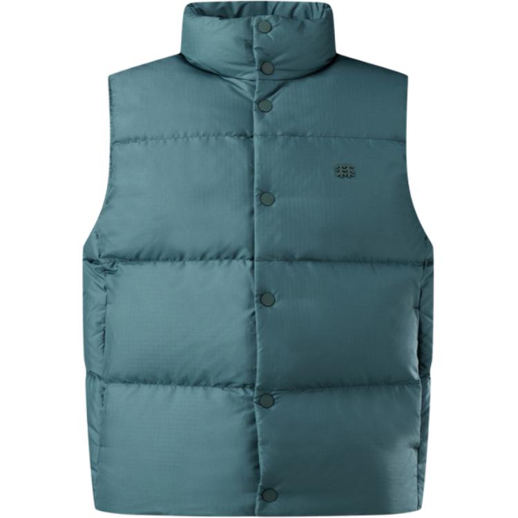 

Пуховый жилет унисекс, воротник-стойка, умеренный, другие характеристики Kolon Sport, серый зеленый