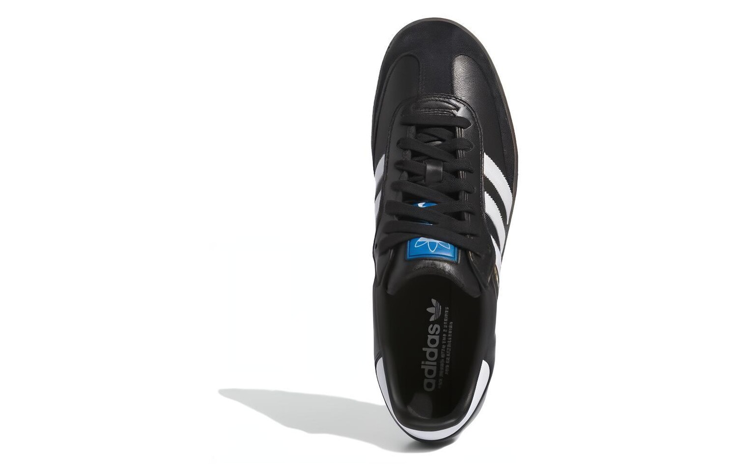 Мужские кроссовки для скейтбординга adidas originals Samba, Black/White — фото 4