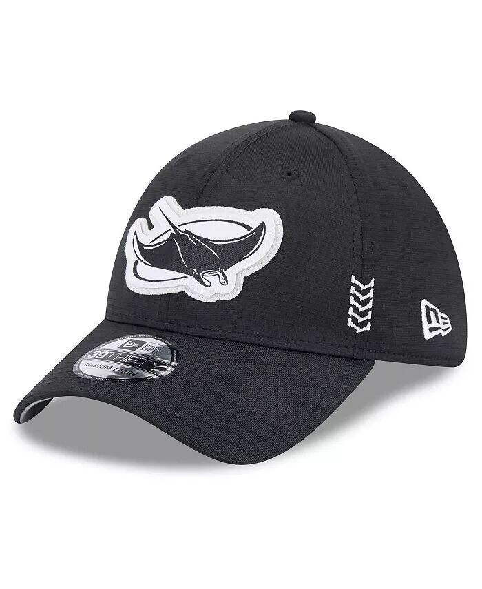 

Мужская черная кепка Tampa Bay Rays 2024 Clubhouse 39THIRTY Flex Fit New Era, черный