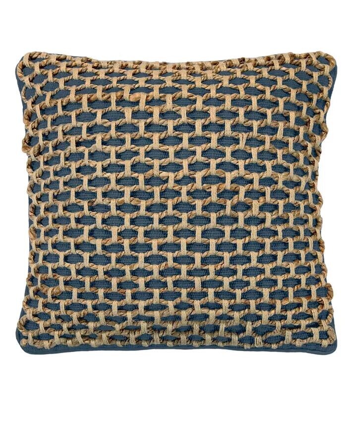 

Декоративная акцентная подушка Jada, 22 x 22 дюйма Boho Living, синий