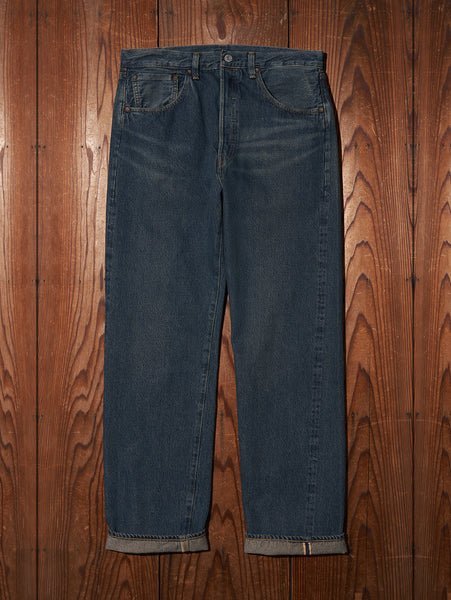 Винтажные джинсы LEVI'S 1955 года, модель 501 ORIGINAL, цвет индиго, размер Medium Levi's, Medium Indigo - Worn In — фото 4