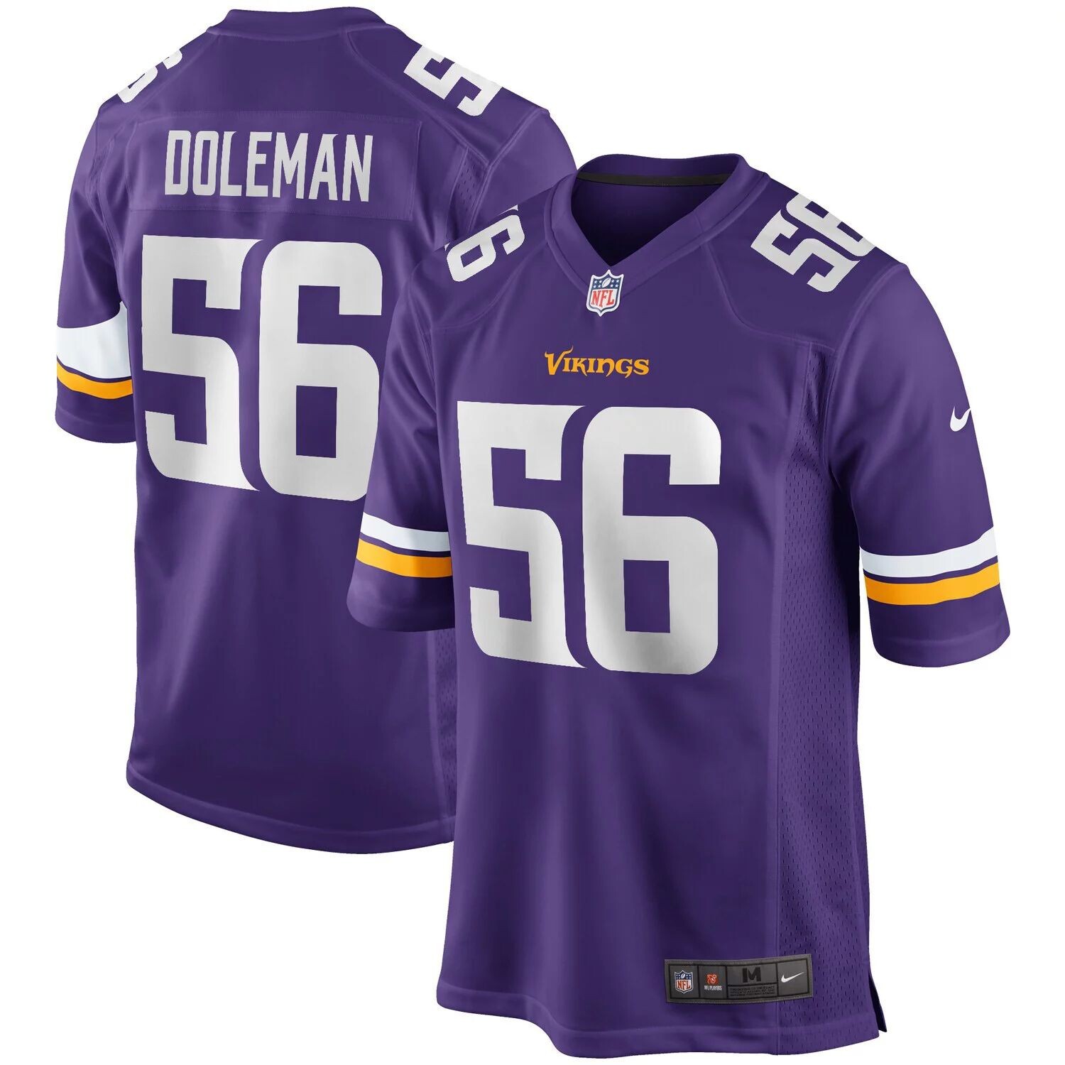 

Мужская фиолетовая майка игрока пенсионера Chris Doleman Minnesota Vikings Game Nike, Фиолетовый, Мужская фиолетовая майка игрока пенсионера Chris Doleman Minnesota Vikings Game Nike