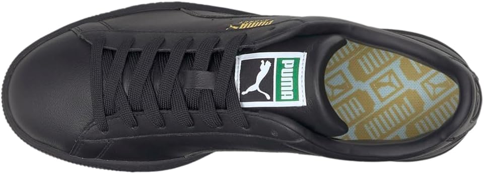 Мужские кроссовки PUMA Basket Classic XXI с шнуровкой для повседневной носки - белые — фото 4