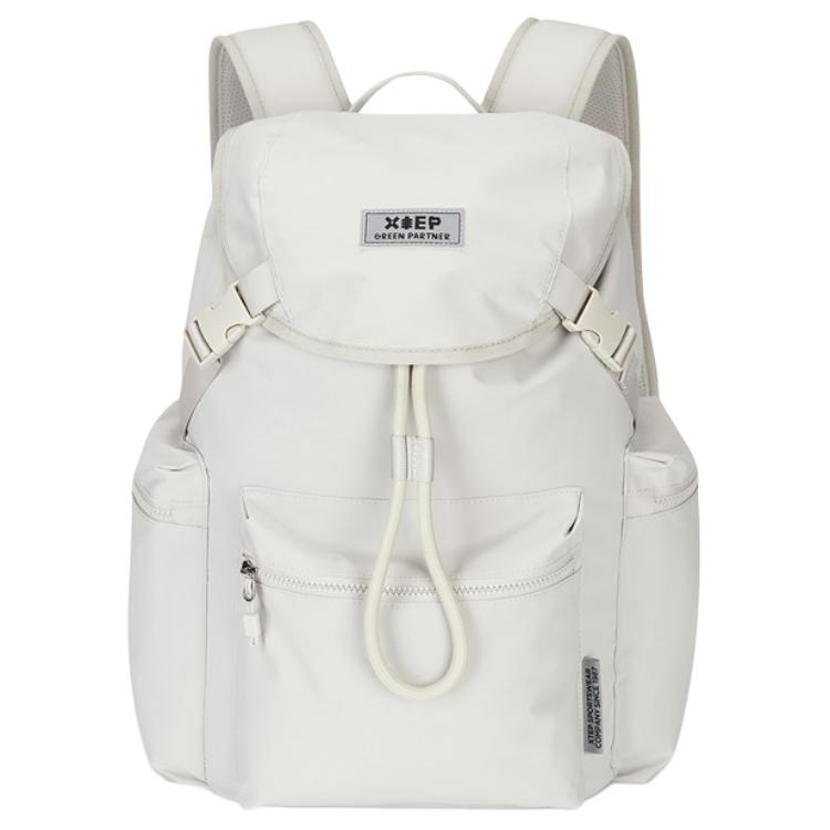 

XTEP Тканевый рюкзак унисекс светло-серый черный светло-бежевый, Light Gray