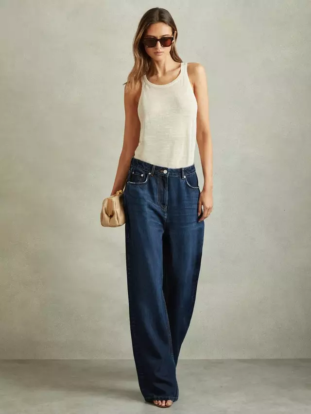 

Джинсы Reiss Lyle Relaxed Fit, цвет dark blue