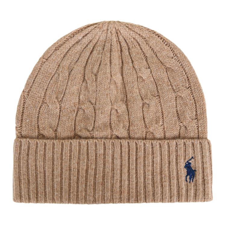 

Шерстяная шапка-бини Unisex Polo Ralph Lauren, коричневый