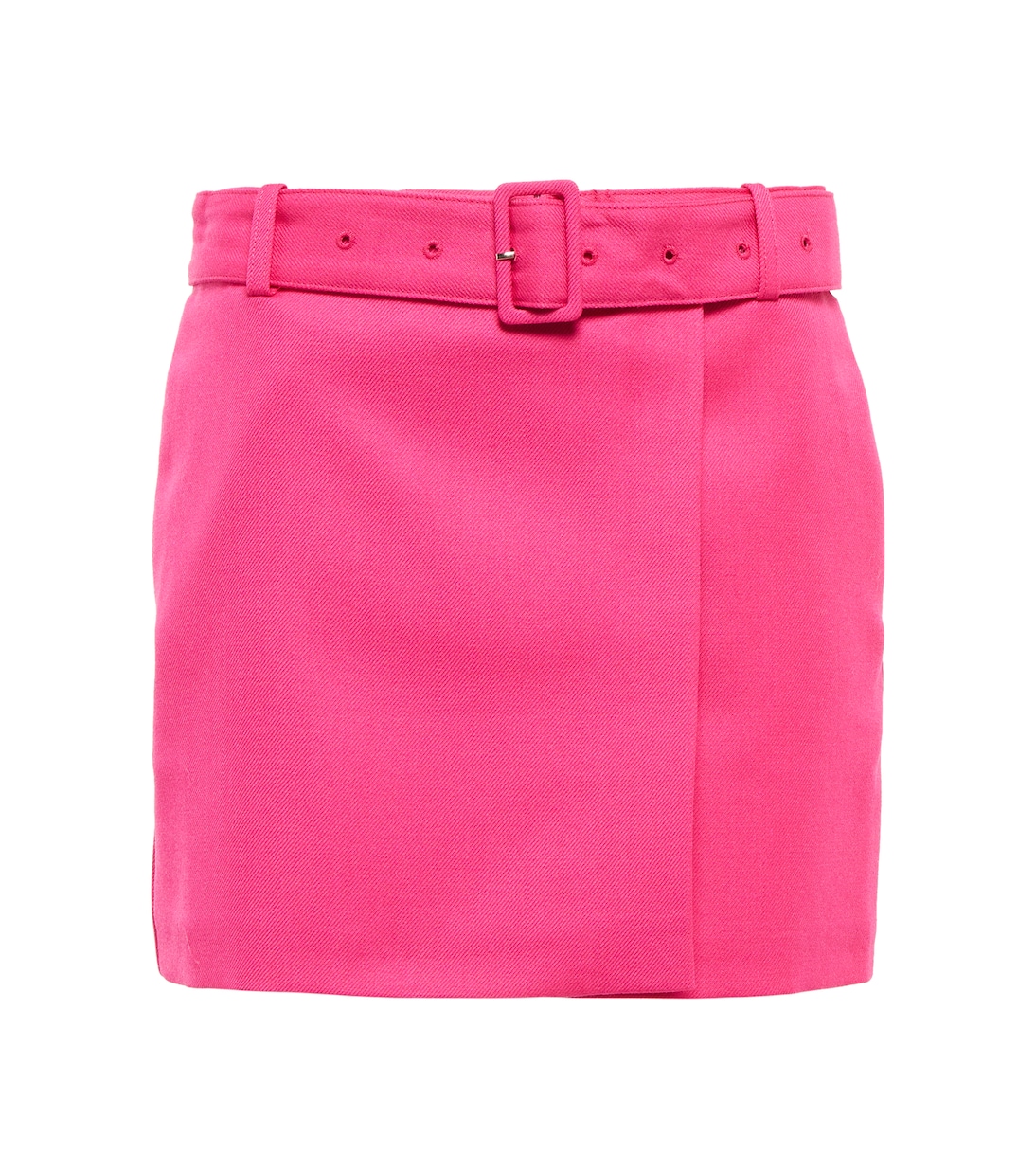 

Мини-юбка из натуральной шерсти с поясом Ami Paris, Fuschia