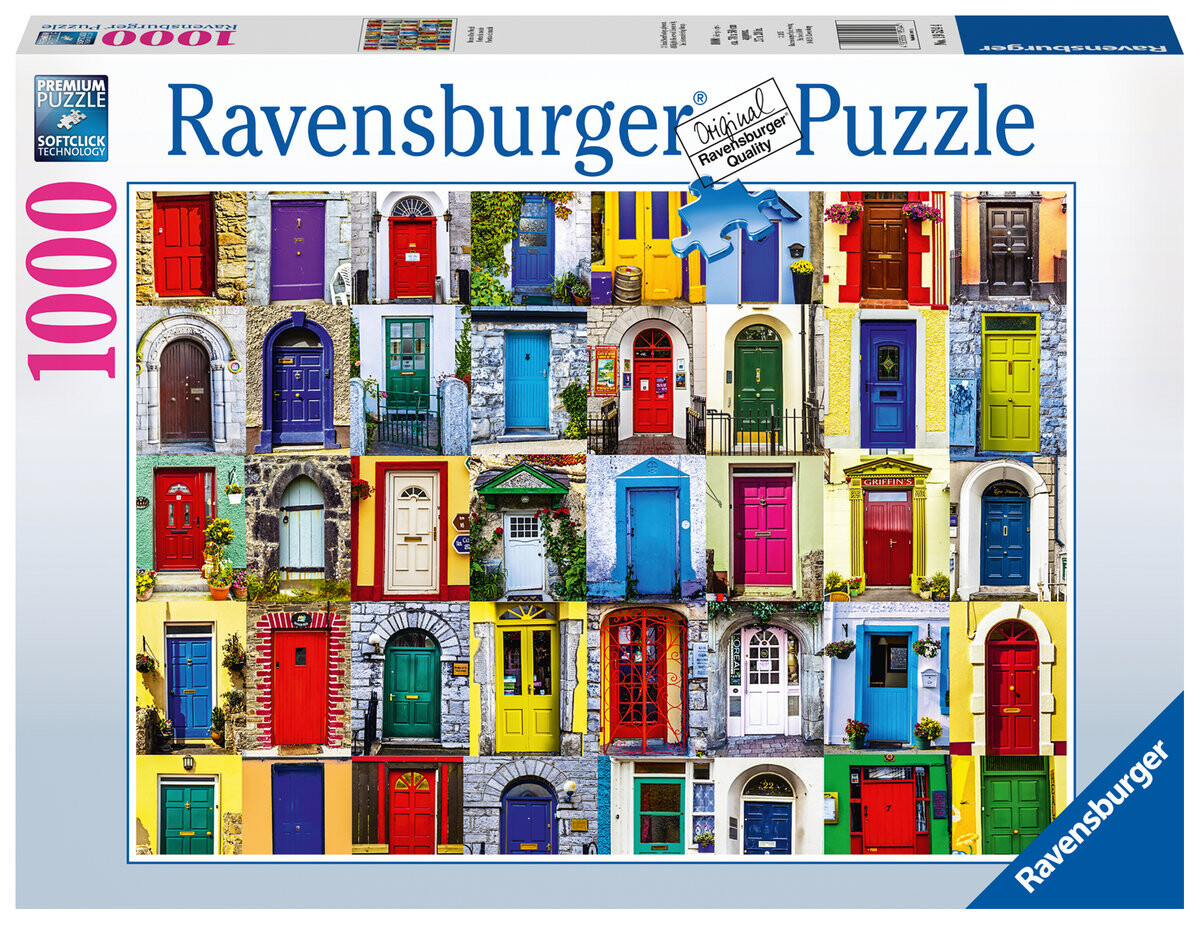 

Равенсбургер, пазл, Двери со всего мира, 1000 шт. Ravensburger