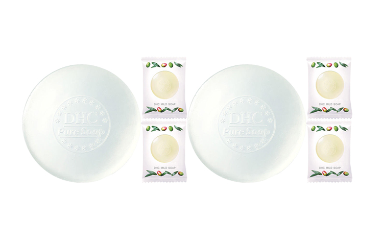 

Набор мыла с алоэ вера для очищения очищающее мыло с алоэ вера 80г*2 + питательное мыло с медом 5г*2*2 DHC