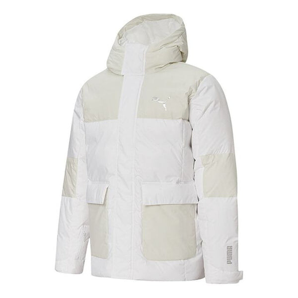 

Куртка protective down jacket 'white beige' Puma, белый