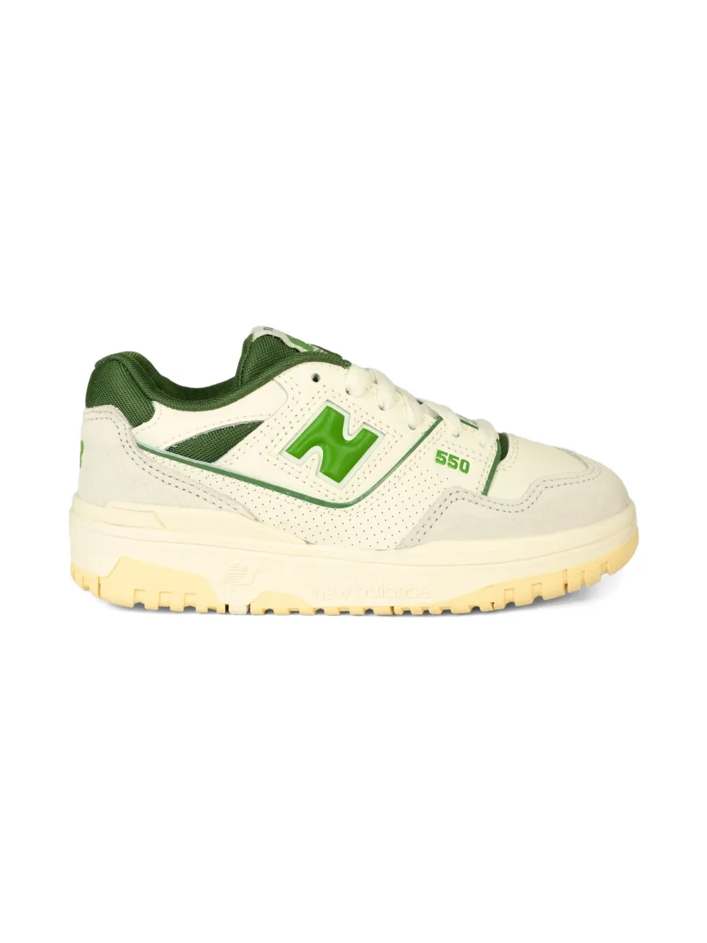 550 кожаные кроссовки New Balance Kids, нейтральный — фото 2