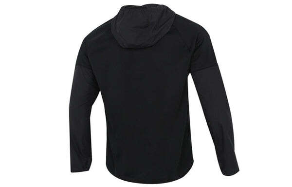 Куртка Nike M Nk TF Turf Rpl Miler Jacket hooded Cardigan Zipper Windproof Splicing Black, черный — фото 2