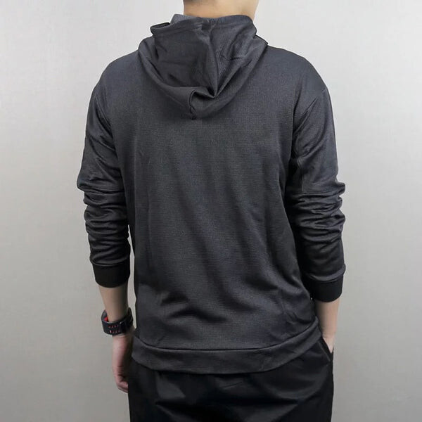 Куртка adidas Colorblock Casual Sports Hooded Jacket Men's Black, черный — фото 4
