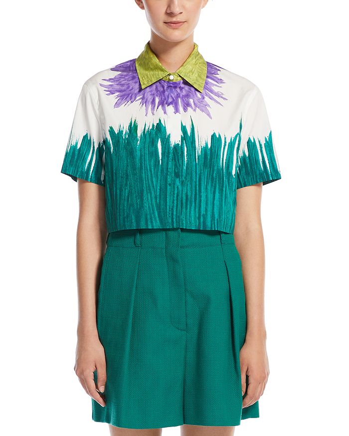 

Фирменная рубашка Quero Weekend Max Mara, мультиколор