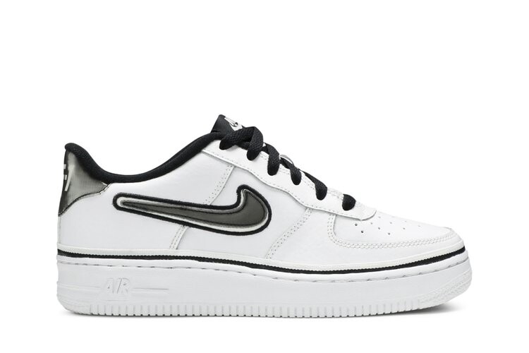 

Кроссовки Nike Air Force 1 LV8 Sport GS 'White Black', белый