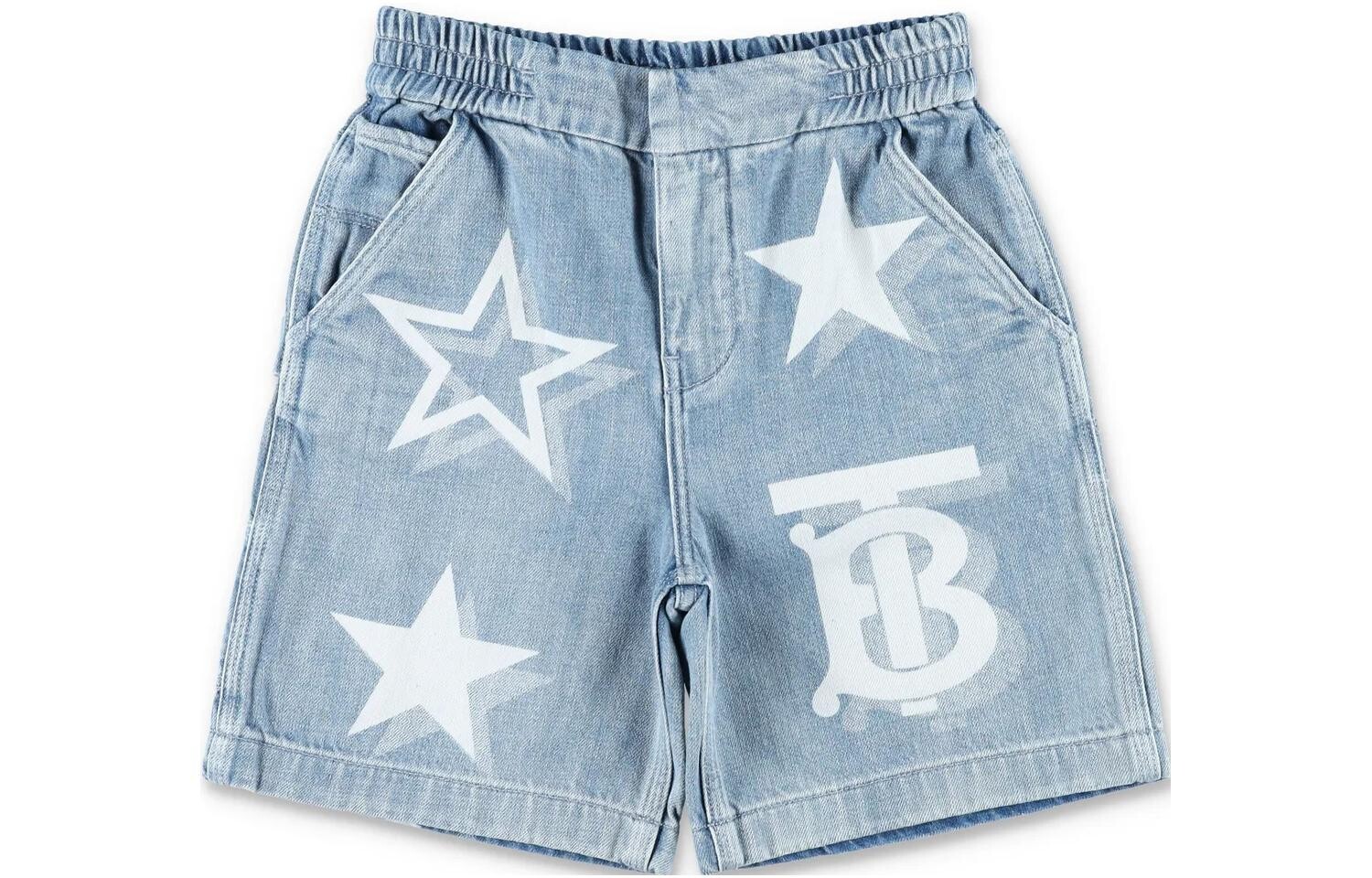 Детские шорты Burberry, цвет Blue