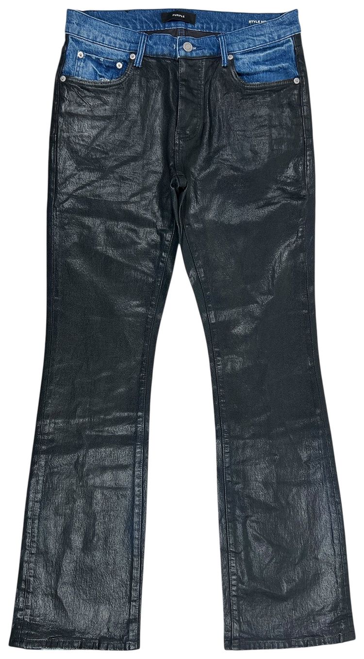 

Джинсы PURPLE BRAND Coated Indigo Flare
