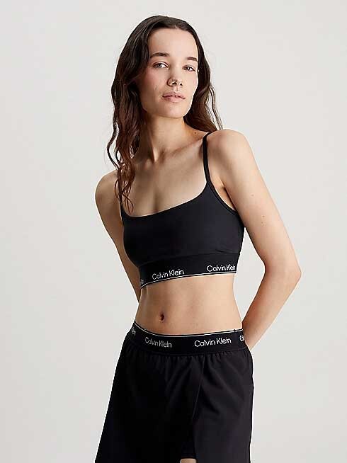 

Спортивный бюстгальтер Calvin Klein Performance WO Sports Bra LS, черный