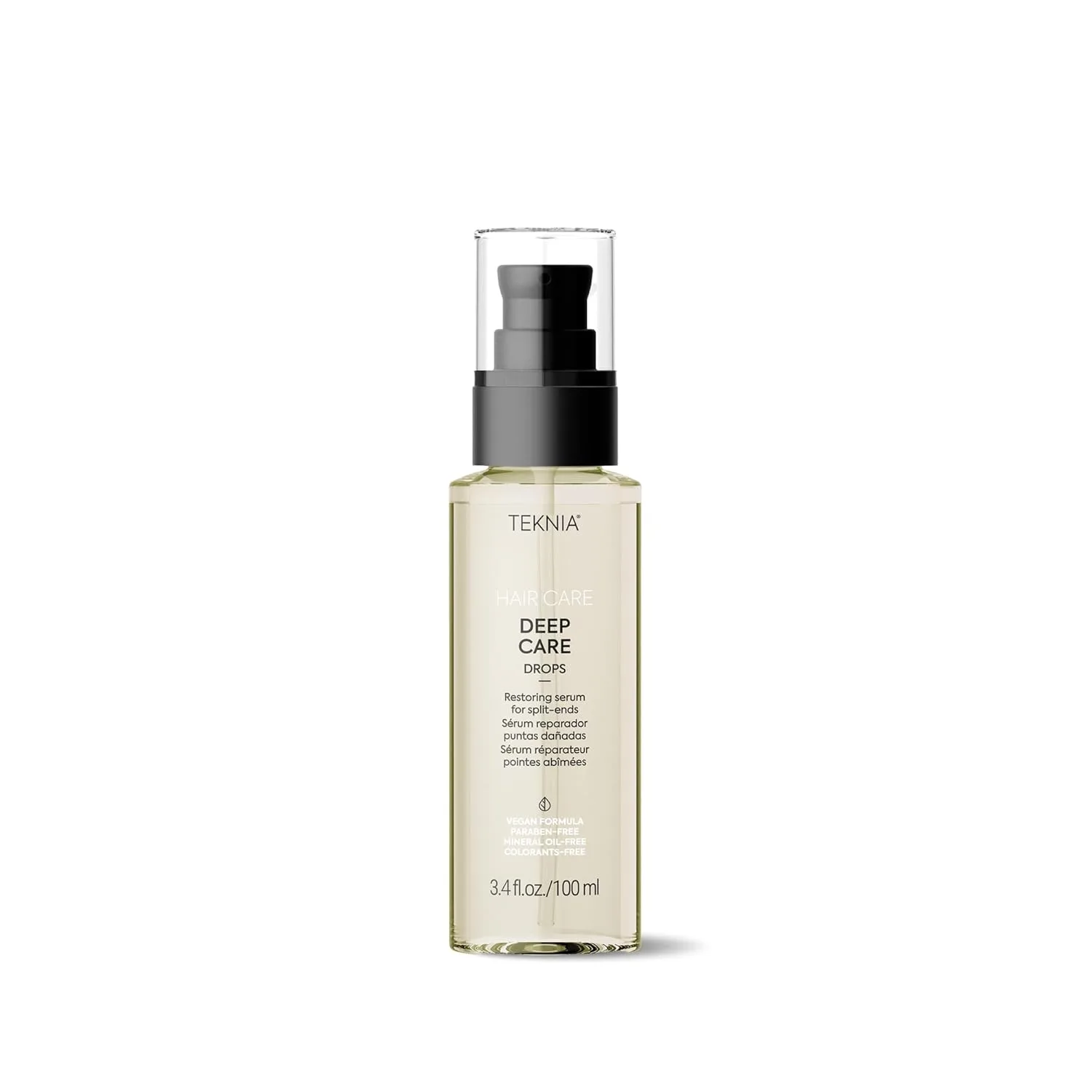 LAKMÉ Teknia Deep Care Hair Drops, восстанавливающая сыворотка для поврежденных волос, сыворотка для секущихся кончиков, 3,5 жидких унции