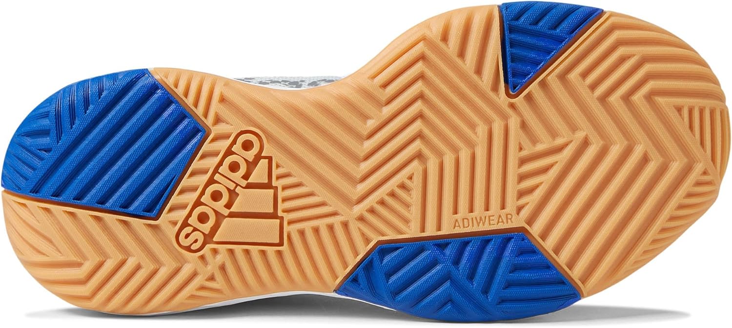 Кроссовки для баскетбола Adidas Unisex-Child Own the Game 2.0, белый/металлик/синий — фото 4