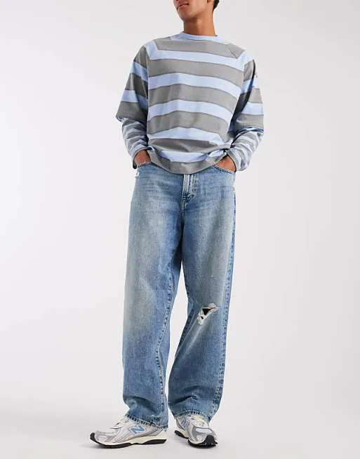 

Супермешковатые джинсы GAP светло-кислотной окраски