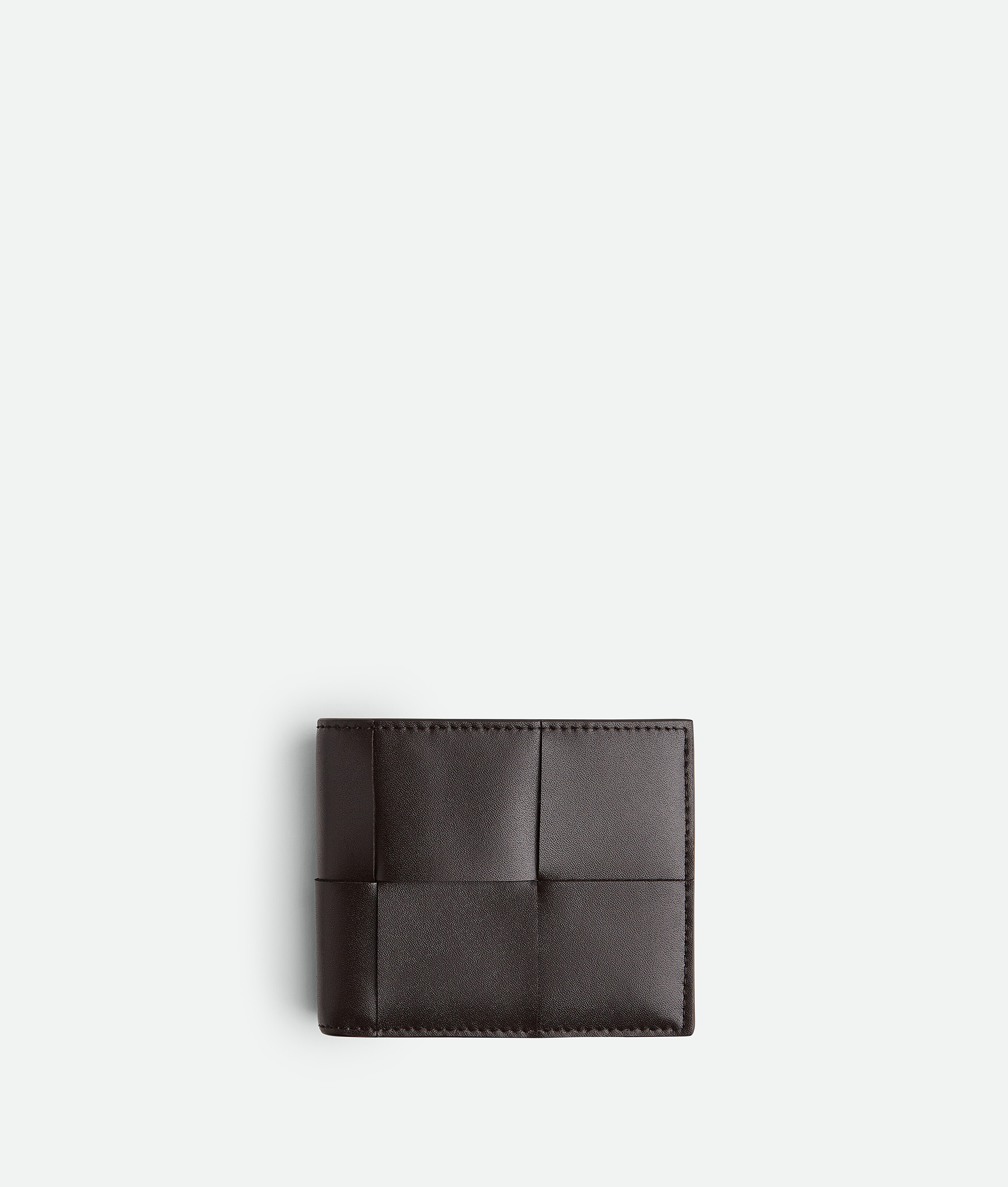

Кассетный складной кошелек Bottega Veneta, карамельный