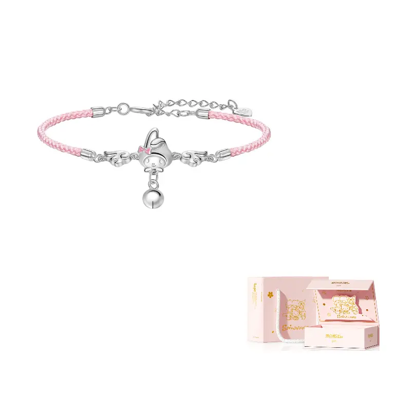 

Sanrio Браслет S925 серебро гладкий женский