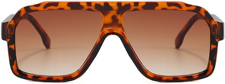 

bullabulling Большие ретро-солнцезащитные очки-пилот для женщин и мужчин в стиле 70-х, классические винтажные солнцезащитные очки с плоской верхней частью и градиентной оправой, C7