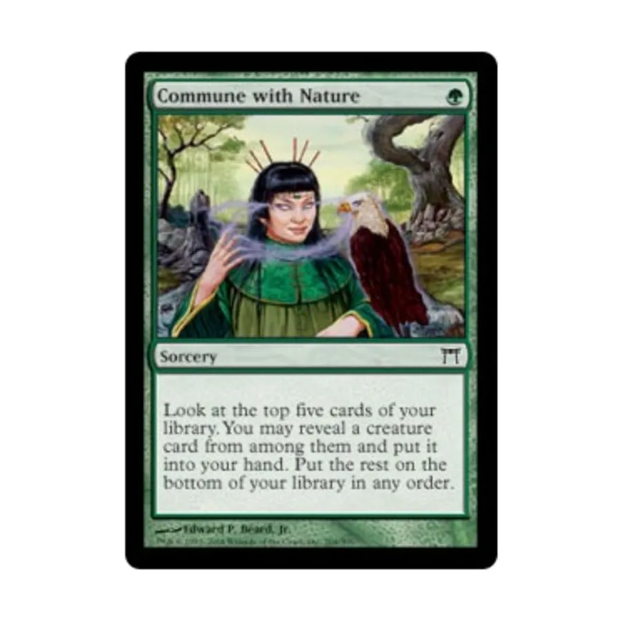 

CCG Общение с природой (С) (Фольга), MTG - Champions of Kamigawa
