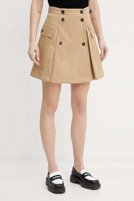 

Хлопковая юбка Weekend Max Mara, зеленый