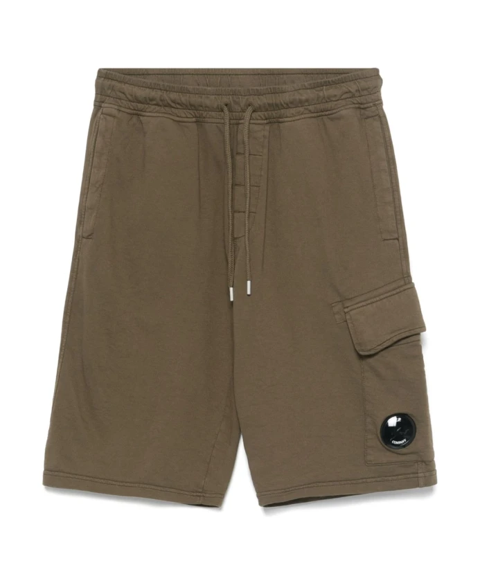 

Зеленые шорты на шнуровке C.P. Company, зеленый