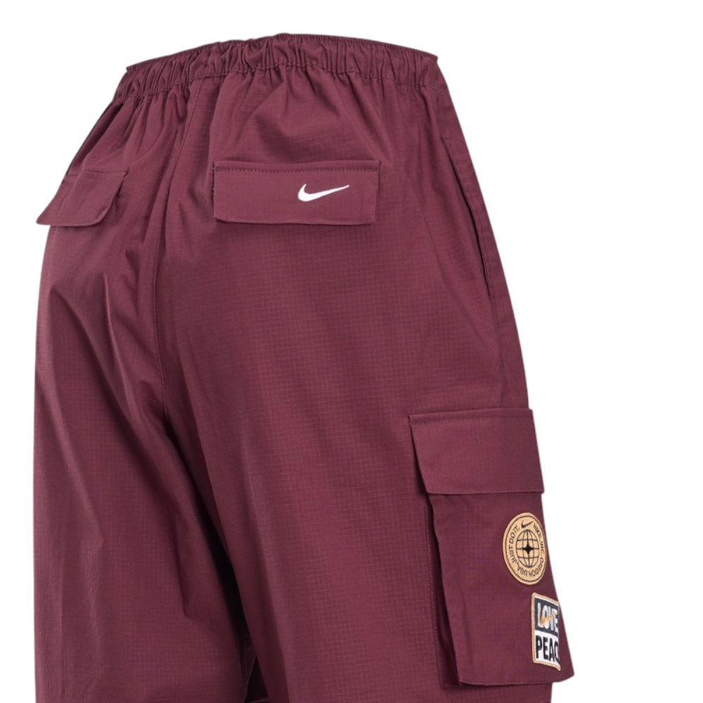Рабочие брюки Nike Sportswear, цвет бордовый — фото 3
