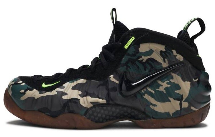 

Кроссовки Nike Foamposite Pro Vintage Basketball Unisex, черный/бежевый