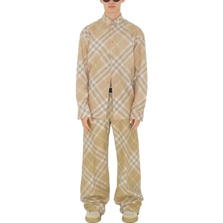 Рубашка мужская льняная Burberry, цвет Linen — фото 3