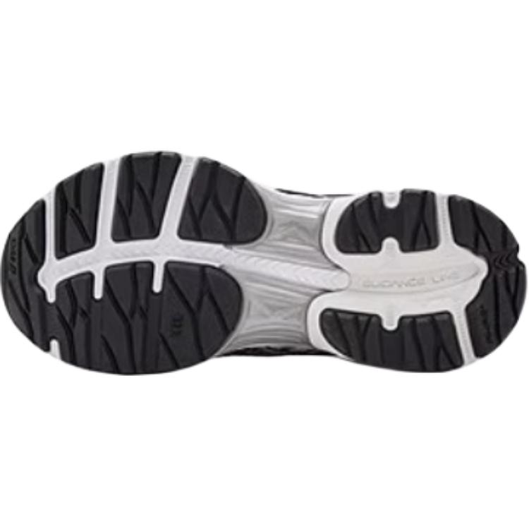 ASICS Кроссовки для бега GEL SONIC с амортизацией и воздухопроницаемостью, низкие, цвет черный, белый, для детей от 3 до 7 лет — фото 3