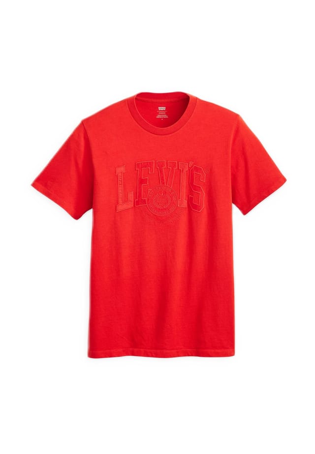 

Хлопковая футболка Levi'S, красный